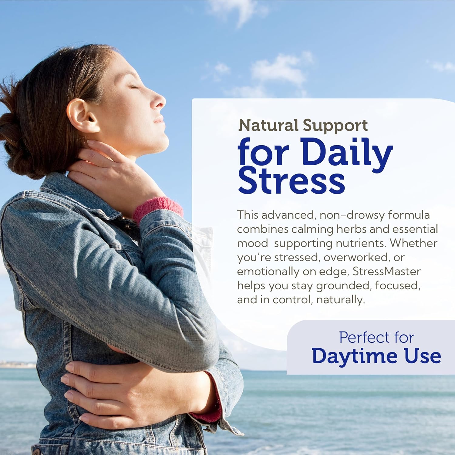 Zahler, StressMaster™, Natural Relaxation & Calm Mood Support Formula 120 Capsules