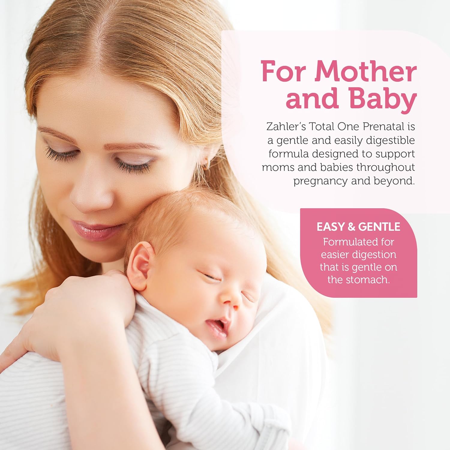 Zahler - Total One Prenatal Vitamins for Women (60 Count) Daily Multi Vitamin