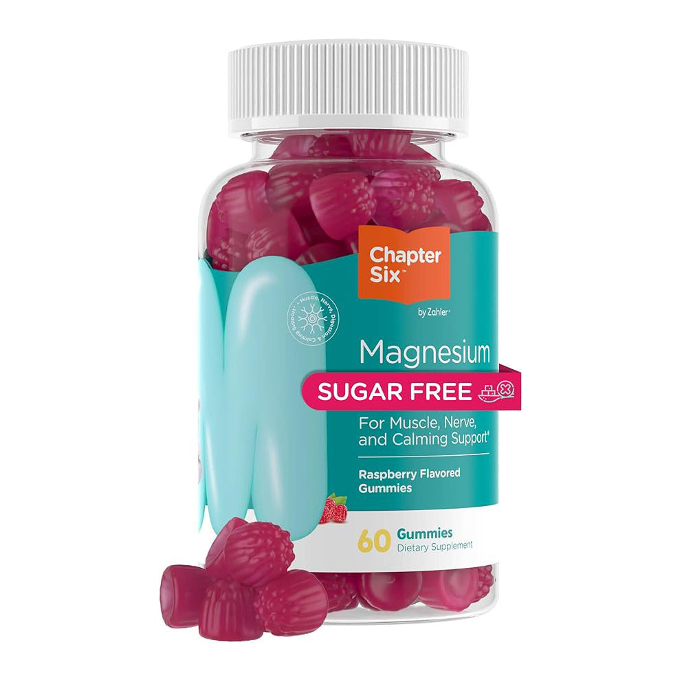 Zahler Magnesium Gummies - Sugar Free Magnesium Citrate Gummies for Muscle, Nerve and Calm Support (60 Count)