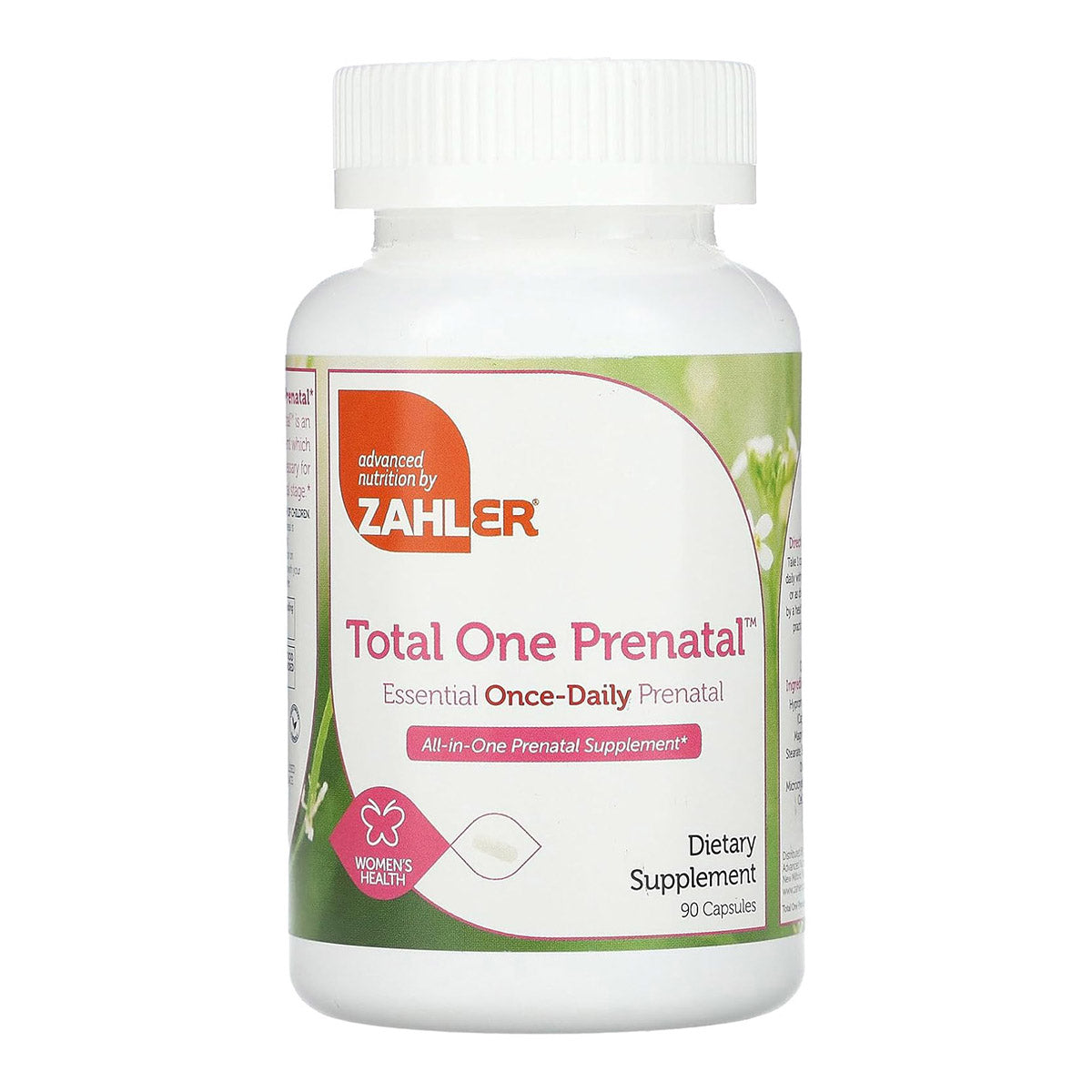 Zahler Total One Prenatal, Essential Once-Daily Prenatal, 90 Capsules