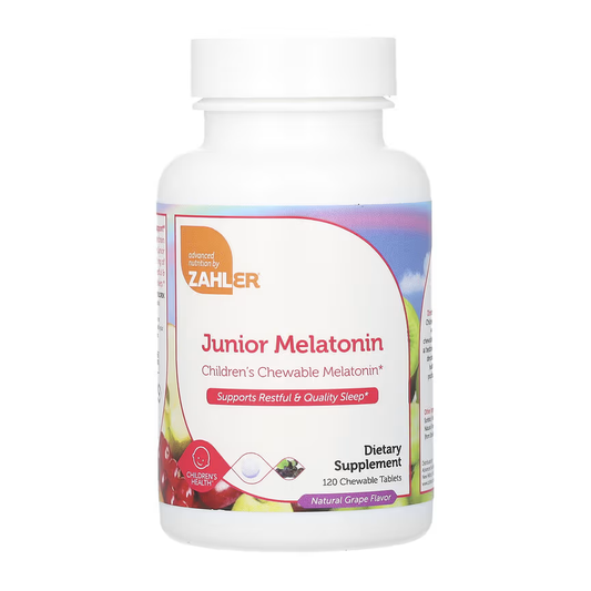 Zahler 1MG Children's Melatonin for Kids - Sleep Support and Quality Rest for Ages 4+ Delicious Natural Grape Flavor Childrens Melatonin 1 MG (120)