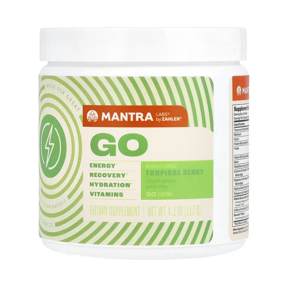 Zahler, Mantra Labs, Go, Tropical Berry, 4.1 oz (117 g)