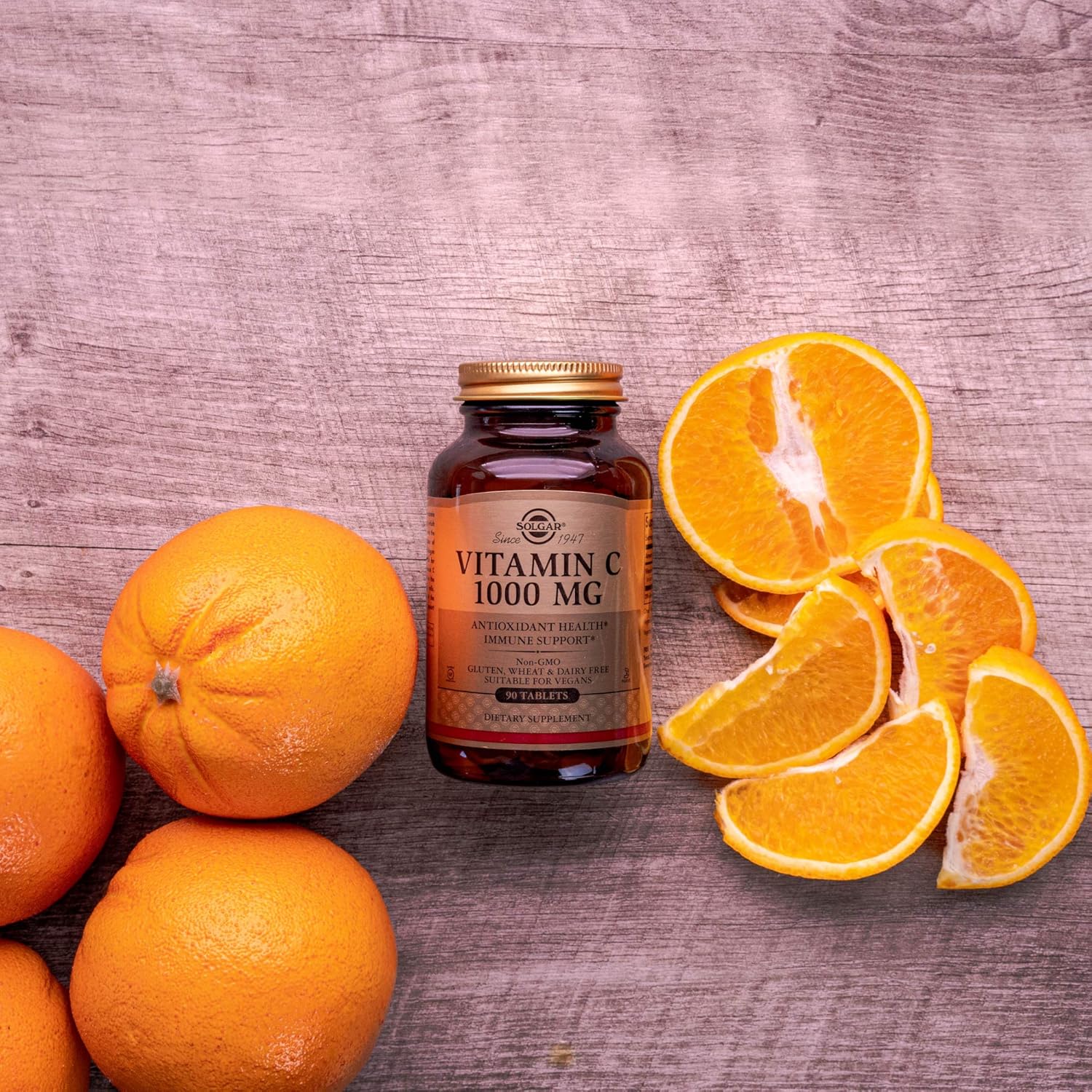 Solgar Vitamin C 1000 mg, 250 Vegetable Capsules - Antioxidant & Immune Support 250 Servings