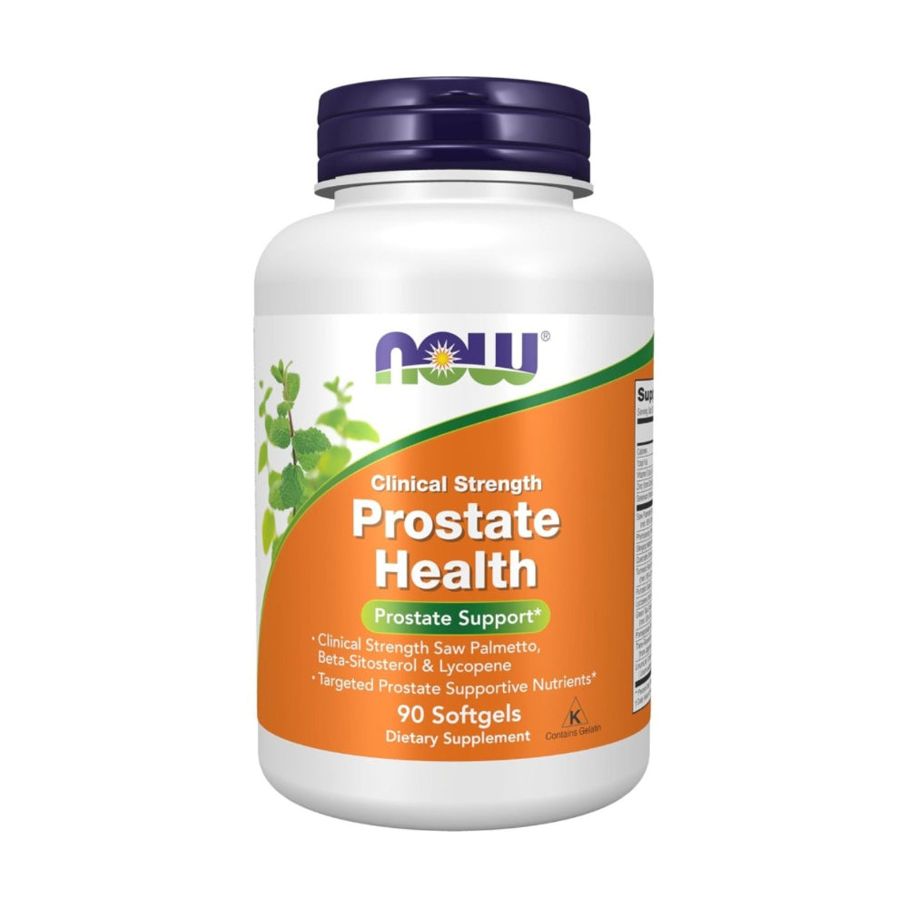 NOW Supplements, Prostate Health, Clinical Strength Saw Palmetto, Beta-Sitosterol & Lycopene, 90 Softgels