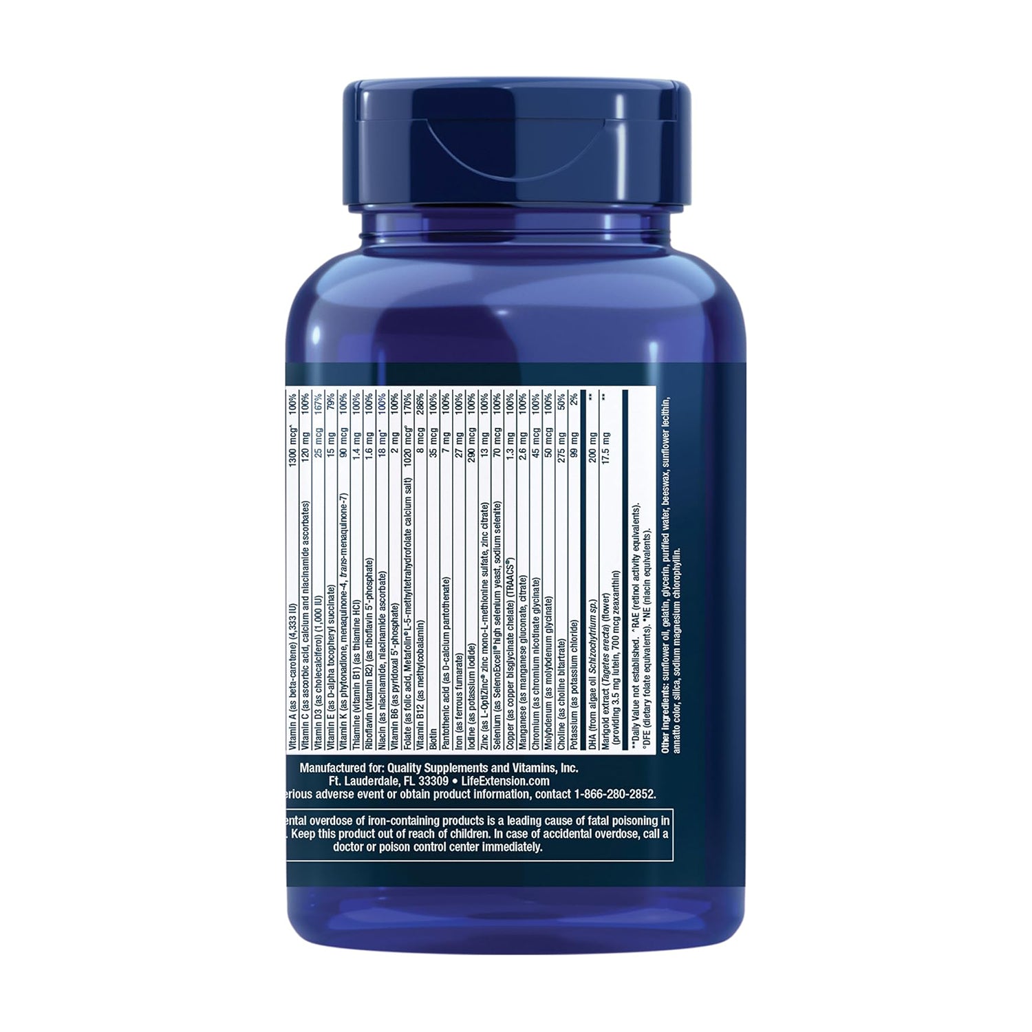 Life Extension Prenatal Advantage, Women’s multivitamin, Baby Support, 120 softgels