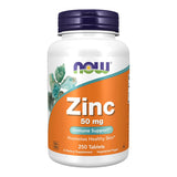 NOW Foods Supplements, Zinc (Zinc Gluconate) 50 mg, Supports Enzyme Functions*, Immune Support*, 250 Tablets