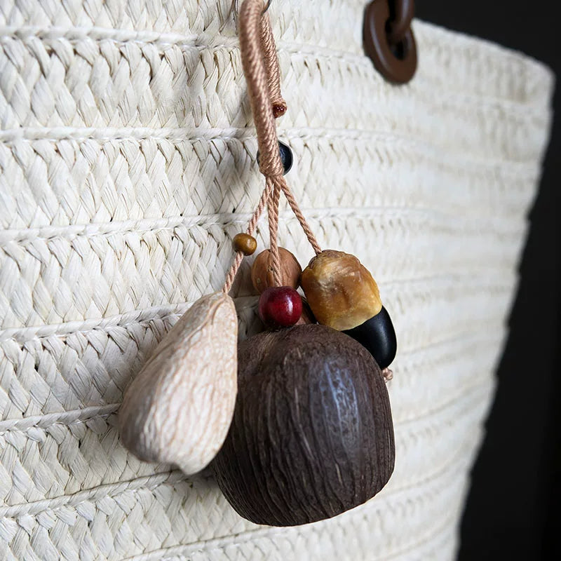 Handmade Seed Shell – Natural Fruit Shell Rattle for Sound Healing, Yoga & Meditation