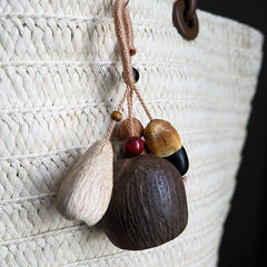 Handmade Seed Shell – Natural Fruit Shell Rattle for Sound Healing, Yoga & Meditation