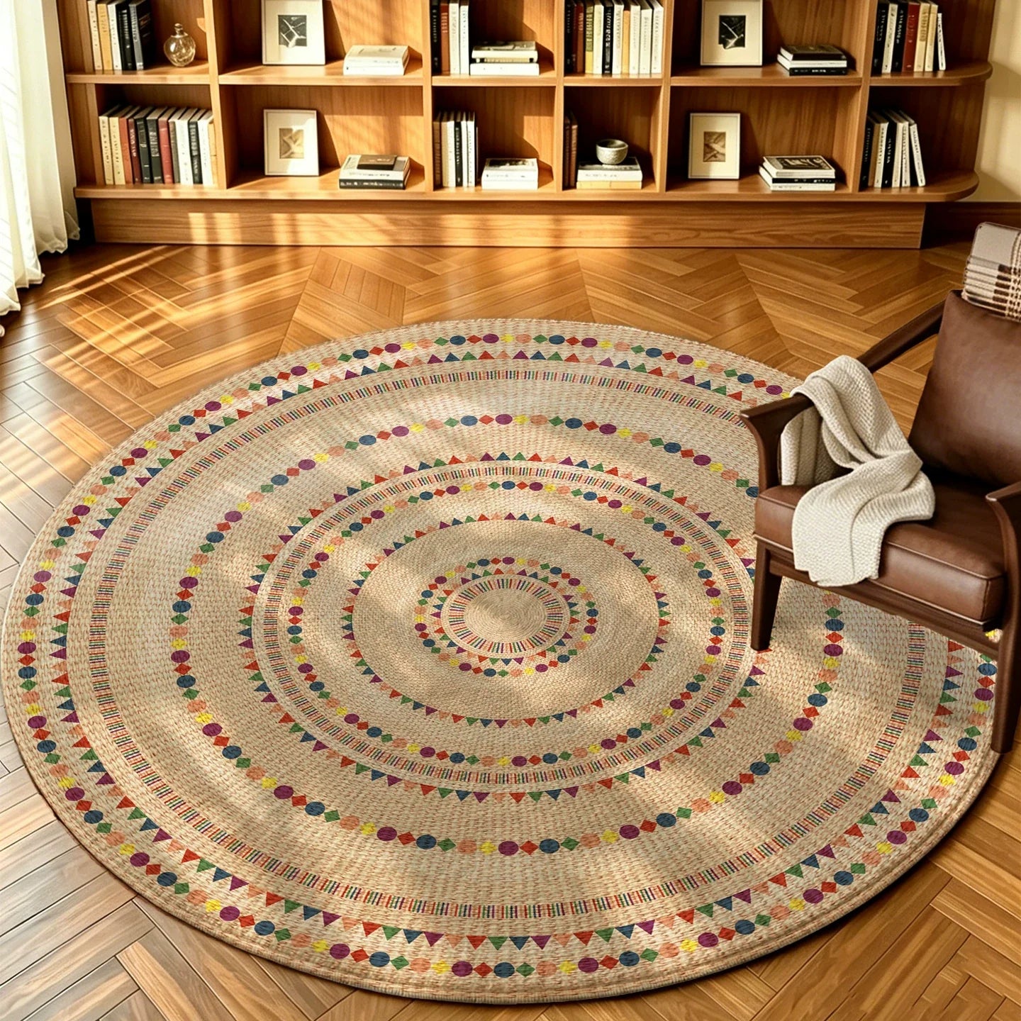 Waterproof Non-Slip Meditation Mat – Thick Cushioned Floor Mat for Yoga, Sitting, Sleeping & Home Use H1496