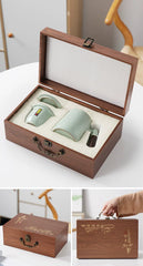 Ru Kiln Tea Cup Office Personal Tea Cup High-end Mug Ceramic Cup Porcelain Filter Cup Gift Box