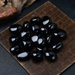 Natural Black Obsidian Rough Stones – Large Raw Volcanic Glass Chunks for Aquarium, Planter Landscaping & Specimen Decor