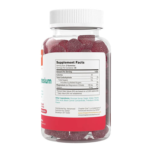 Zahler Chapter One Magnesium Gummies, Great Tasting Magnesium for Kids, Calm Kids Magnesium, Magnesium Gummies for Women and Men, Certified Kosher, (60 Flavored Gummies)