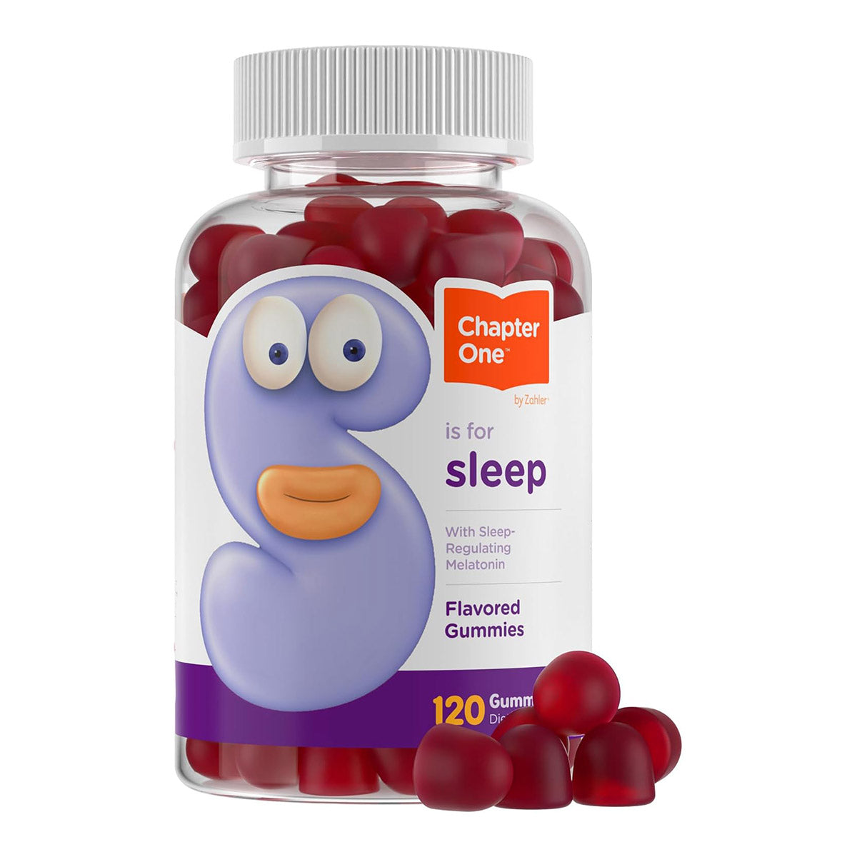 Zahler - Chapter One Sleep Melatonin Gummies for Kids & Adults (120 Flavored Gummies) 2.5 mg
