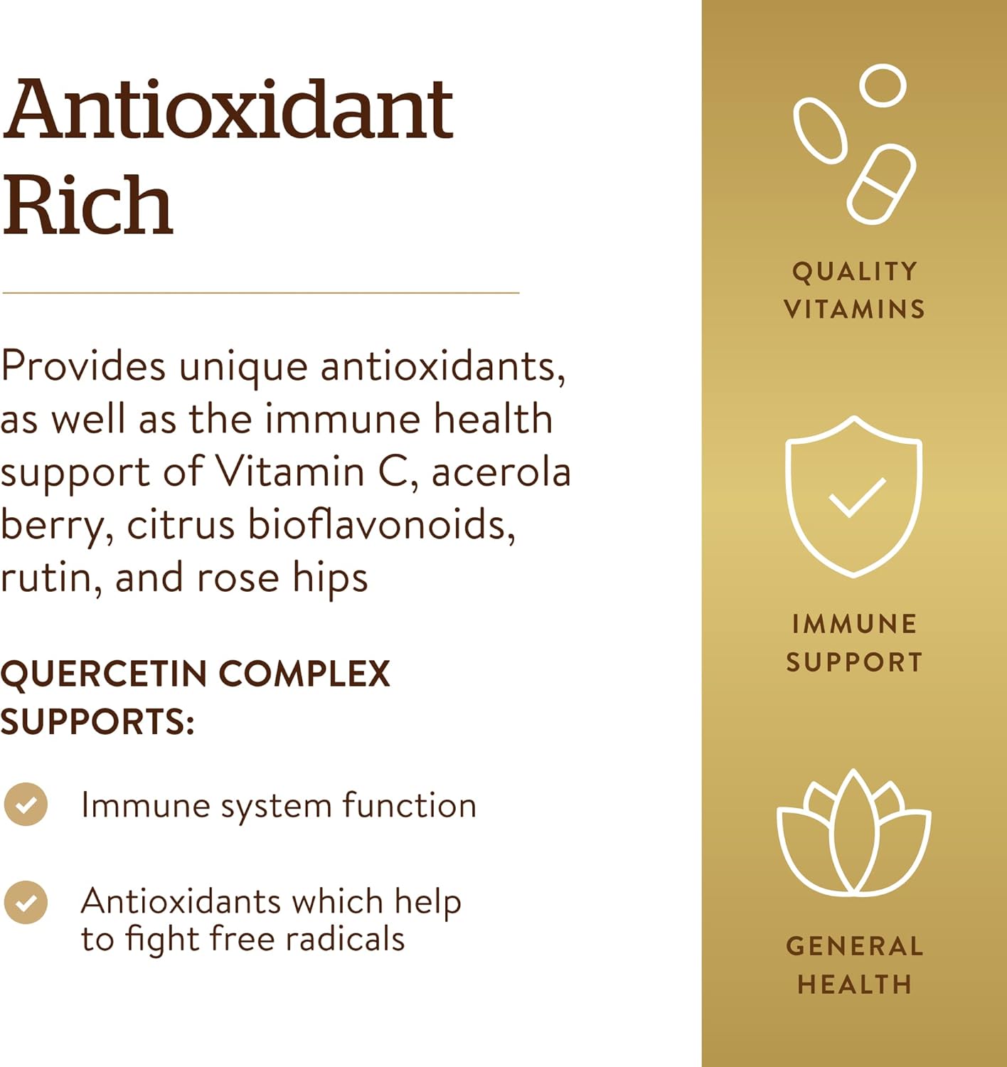 Solgar, Quercetin Complex with Ester-C® Plus, 100 Vegetable Capsules