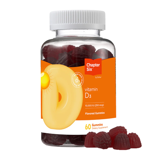 Zahler Chapter Six, Vitamin D3 60 Gummies 10,000 IU