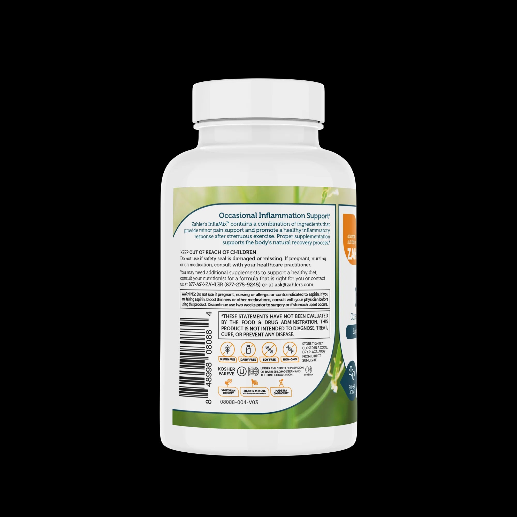 Zahler, InflaMix™ Occasional Inflammatory Response Support 120 Capsules