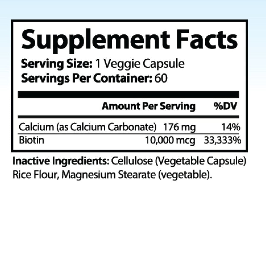 Seaknhp Supplements, Biotin 10,000 mcg
