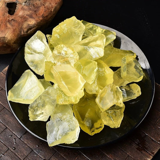 Raw Yellow Citrine Quartz – Natural Mineral for Carving & Display