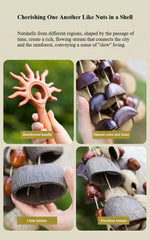 Natural Seed Shell Hand Rattle – Indonesian Nut Shaker, Percussion Instrument & Home Decor