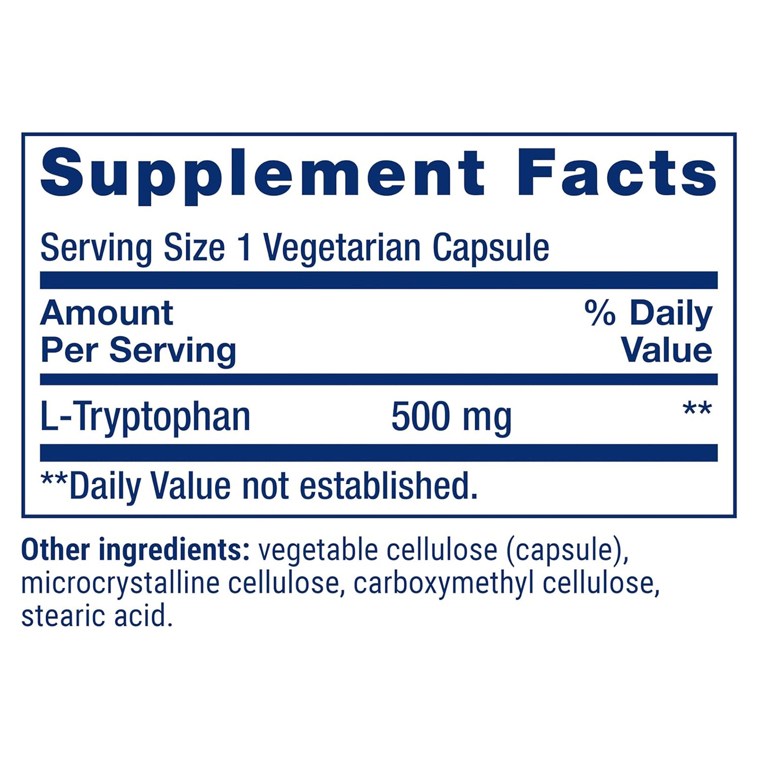 Life Extension L-Tryptophan, 500 mg, Encourages Healthy Serotonin Levels and Promotes Healthy Sleep, Mood, Stress Response & Satiety,90 Capsules