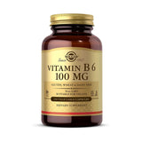 Solgar Vitamin B6 100 mg, 250 Vegetable Capsules - Supports Energy Metabolism, Heart Health & Healthy Nervous System - Non-GMO, Vegan, Gluten Free, Dairy Free, Kosher, Halal - 250 Servings
