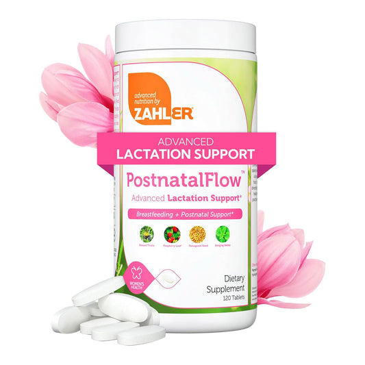 Zahler Postnatal Flow for Advanced Lactation Support, Breastfeeding + Postnatal Support, 120 Tablets.