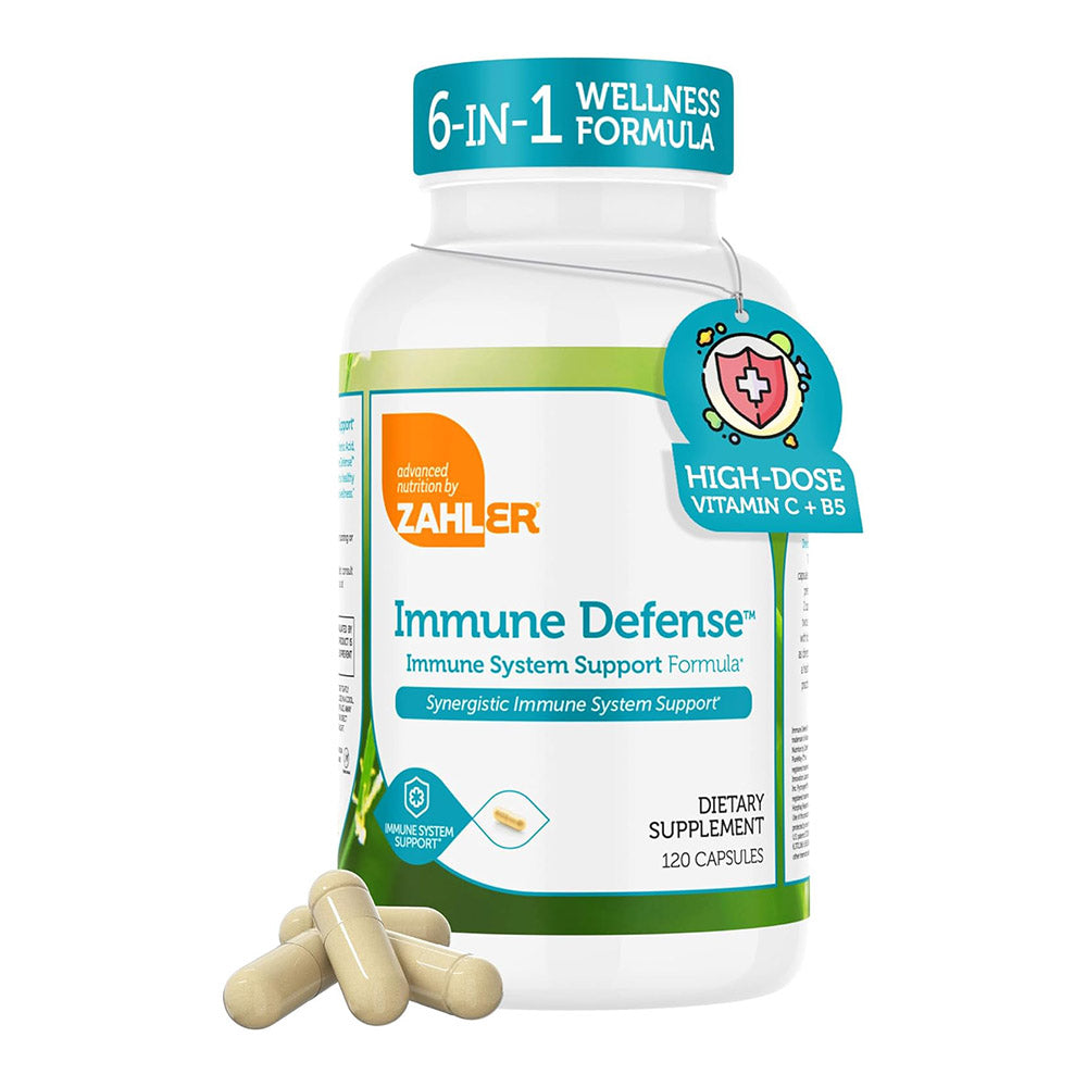 Zahler Immune Defense, Immune System Support, Certified Kosher, 120 Capsules