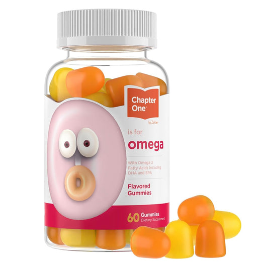 Zahler - Chapter One Omega 3 Gummies for Kids (120 Count) - No Fish Oil, Kosher, with Omega 3-6-9, EPA & DHA