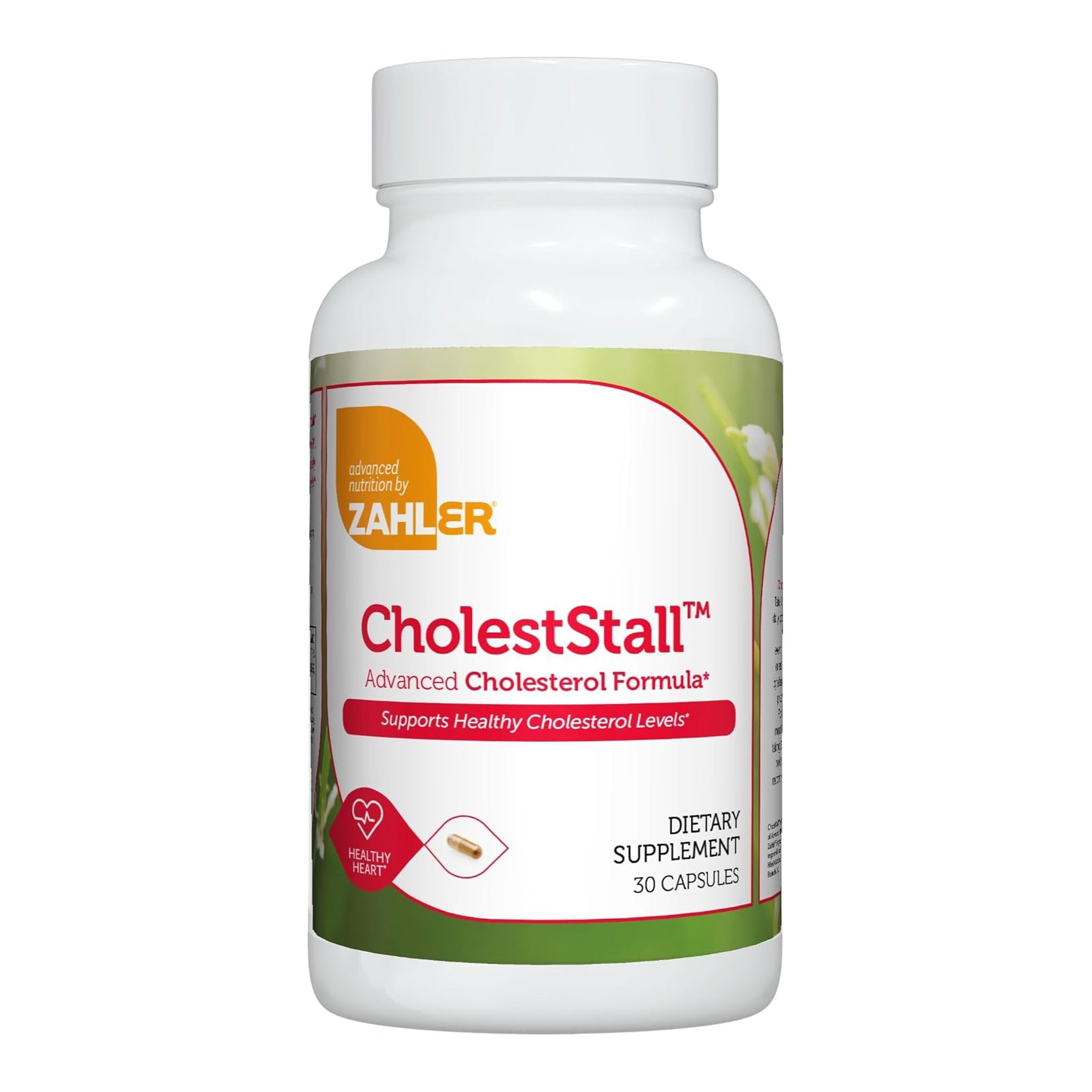 Zahler CholestStall, Cholesterol Support Supplement, Helps Maintain LDL, Certified Kosher, 30 Capsules