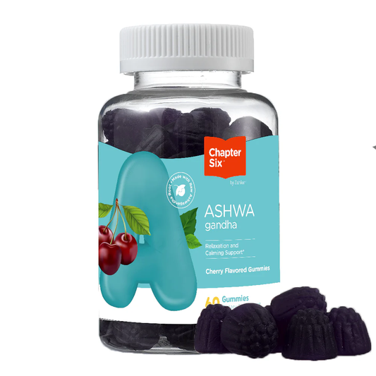 Zahler Chapter Six, Ashwagandha Gummies, Cherry, 60 Gummies (150 mg per Gummy)