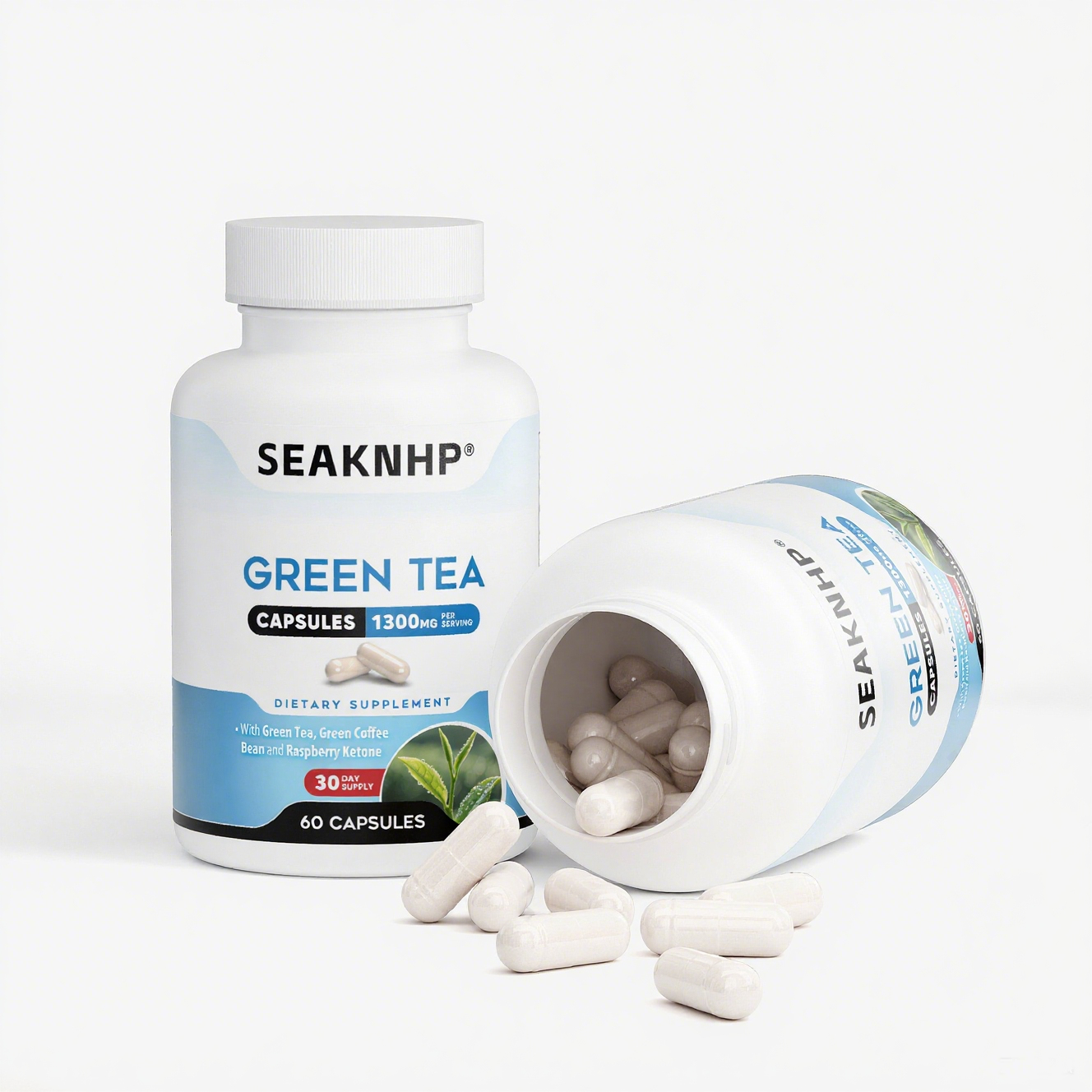 Seaknhp Supplement Green Tea Plus, Helps boost weight loss, Increase Focus