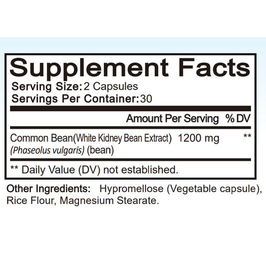 Seaknhp Supplements White Kidney Bean Support Weight Loss , 60 Capsules
