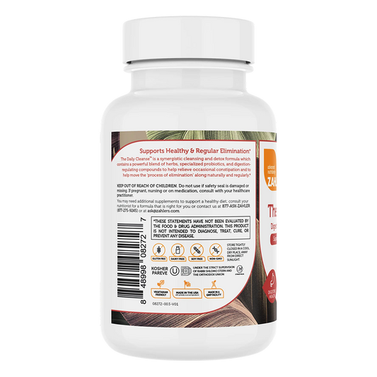 Zahler Daily Cleanse, Digestive Cleanse & Detox Formula, Supports Healthy and Regular Elimination, 60 Capsules