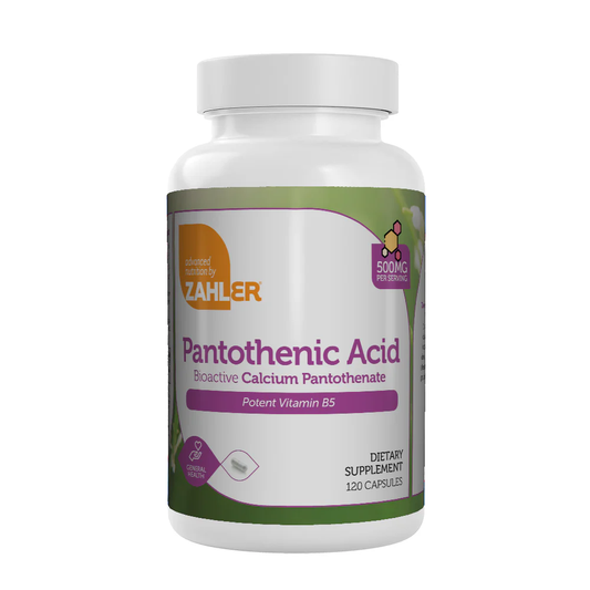 Zahler Pantothenic Acid 120 Capsules