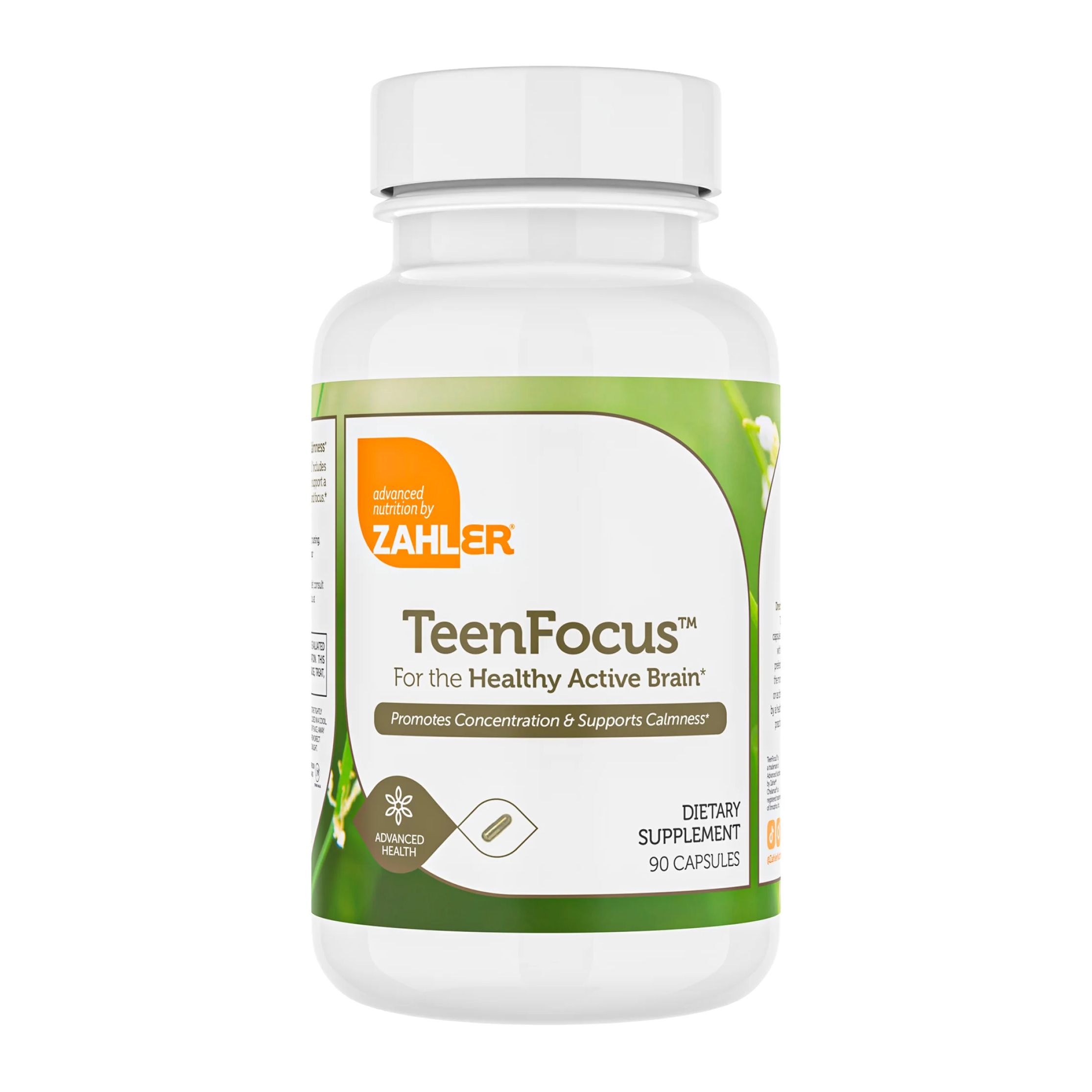 Zahler's TeenFocus Healthy and Active Brain 90 Capsules