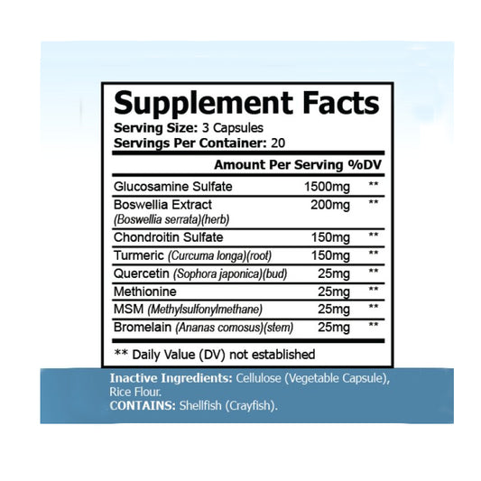 Seaknhp Joint Support 60 capsules MSM/Turmeric Powder